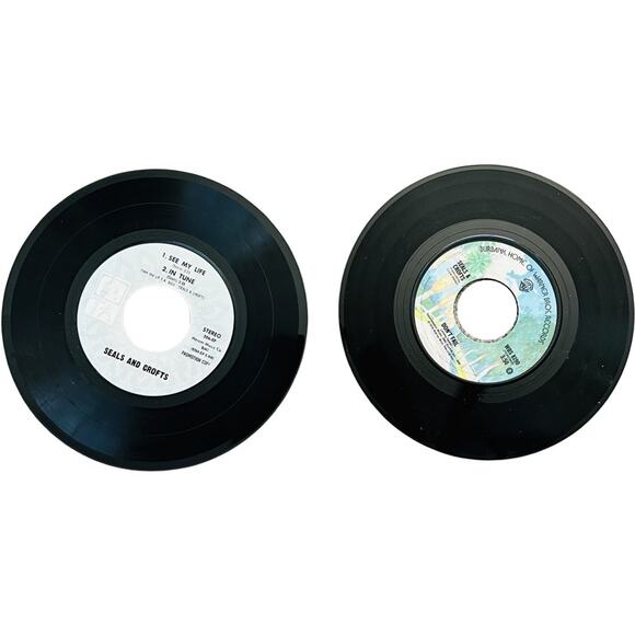 Seals and Crofts See My Life In Tune PROMO Don't Fail Get Closer Warner 45 RPM - Picture 3 of 4